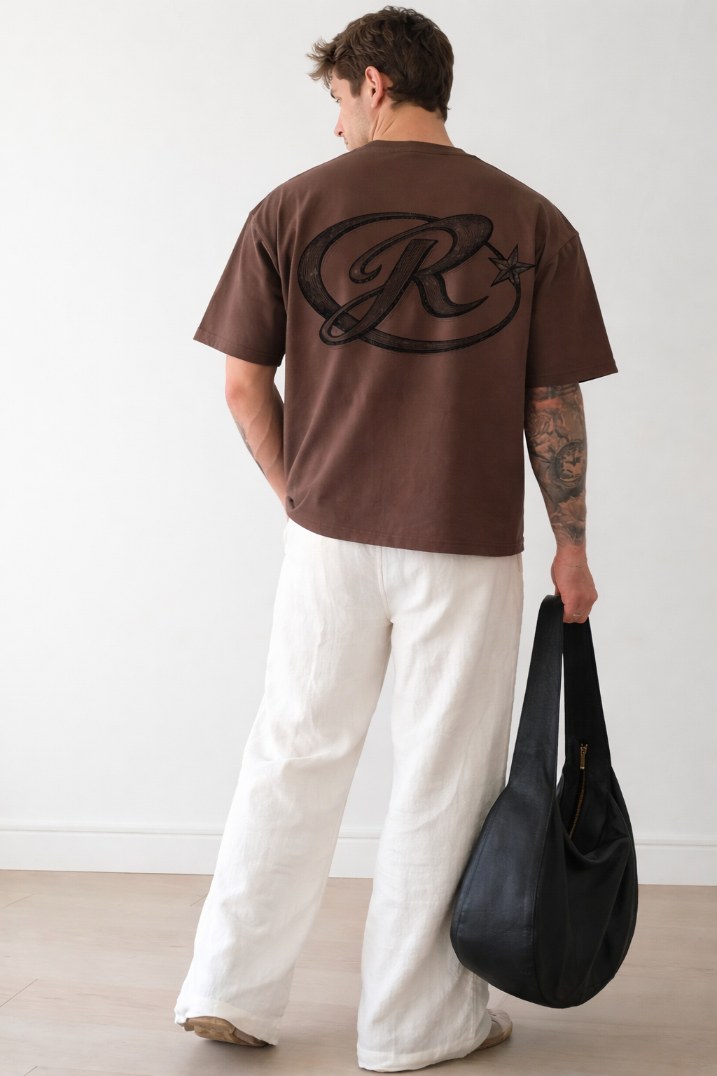 Brown Shirt Boxy Fit